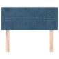 vidaXL Cabecero de terciopelo azul 100x5x78/88 cm vidaXL Cabecero de terciopelo azul 100x5x78/88 cm