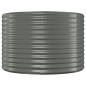 vidaXL Jardinera arriate acero recubrimiento polvo gris 322x100x68 cm vidaXL Jardinera arriate acero recubrimiento polvo gris 322x100x68 cm