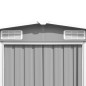 vidaXL Cobertizo de jardín acero galvanizado gris 257x990x181 cm vidaXL Cobertizo de jardín acero galvanizado gris 257x990x181 cm