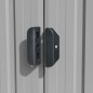 vidaXL Cobertizo de jardín acero galvanizado gris 257x990x181 cm vidaXL Cobertizo de jardín acero galvanizado gris 257x990x181 cm