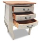 vidaXL Mesita de noche de madera maciza reciclada 48x35x64 cm vidaXL Mesita de noche de madera maciza reciclada 48x35x64 cm