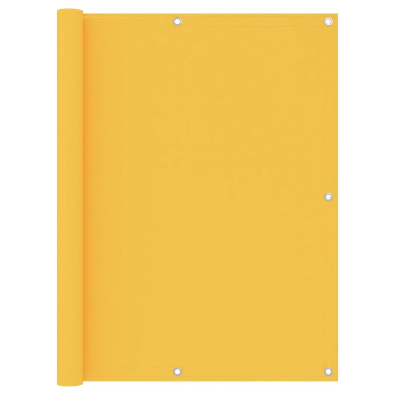 vidaXL Toldo para balcón de tela oxford amarillo 120x600 cm