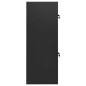 vidaXL Armario para sillas de montar acero gris antracita 53x53x140 cm vidaXL Armario para sillas de montar acero gris antracita 53x53x140 cm