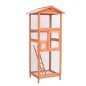 vidaXL Jaula para pájaros madera maciza de abeto 68x62x166 cm vidaXL Jaula para pájaros madera maciza de abeto 68x62x166 cm