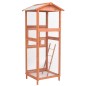 vidaXL Jaula para pájaros madera maciza de abeto 68x62x166 cm vidaXL Jaula para pájaros madera maciza de abeto 68x62x166 cm