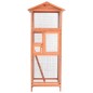 vidaXL Jaula para pájaros madera maciza de abeto 68x62x166 cm vidaXL Jaula para pájaros madera maciza de abeto 68x62x166 cm
