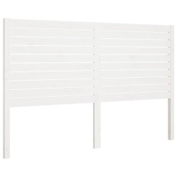 vidaXL Cabecero de cama madera maciza de pino blanco 166x4x100 cm