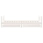vidaXL Estructura cama niños con cajones madera pino blanco 90x200 cm vidaXL Estructura cama niños con cajones madera pino blanco 90x200 cm