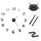 vidaXL Reloj 3D de pared con diseño moderno 100 cm XXL negro vidaXL Reloj 3D de pared con diseño moderno 100 cm XXL negro