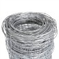 vidaXL Valla de jardín de acero galvanizado plateado 50x1,5 m