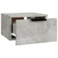 vidaXL Mesita de noche de pared 2 uds color gris hormigón 34x30x20 cm vidaXL Mesita de noche de pared 2 uds color gris hormigón 34x30x20 cm