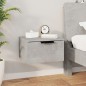 vidaXL Mesita de noche de pared 2 uds color gris hormigón 34x30x20 cm vidaXL Mesita de noche de pared 2 uds color gris hormigón 34x30x20 cm