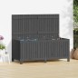 vidaXL Caja de almacenaje jardín madera de pino gris 147x68x64 cm