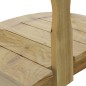 vidaXL Puente de jardín con barandilla madera maciza pino impregnada vidaXL Puente de jardín con barandilla madera maciza pino impregnada