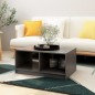 vidaXL Mesa de centro de madera maciza de pino gris 75x50x33,5 cm vidaXL Mesa de centro de madera maciza de pino gris 75x50x33,5 cm