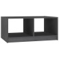 vidaXL Mesa de centro de madera maciza de pino gris 75x50x33,5 cm vidaXL Mesa de centro de madera maciza de pino gris 75x50x33,5 cm