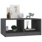 vidaXL Mesa de centro de madera maciza de pino gris 75x50x33,5 cm vidaXL Mesa de centro de madera maciza de pino gris 75x50x33,5 cm
