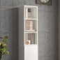 vidaXL Armario pared madera contrachapada blanco brillo 34,5x32,5x90cm vidaXL Armario pared madera contrachapada blanco brillo 34,5x32,5x90cm