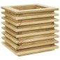 vidaXL Arriate de madera de pino impregnada 50x50x40 cm 