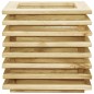 vidaXL Arriate de madera de pino impregnada 50x50x40 cm 