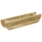vidaXL Arriate de madera de pino impregnada 80x16x16 cm vidaXL Arriate de madera de pino impregnada 80x16x16 cm