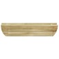 vidaXL Arriate de madera de pino impregnada 80x16x16 cm vidaXL Arriate de madera de pino impregnada 80x16x16 cm
