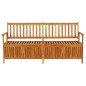 vidaXL Banco de almacenaje madera maciza de acacia 170 cm vidaXL Banco de almacenaje madera maciza de acacia 170 cm