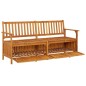 vidaXL Banco de almacenaje madera maciza de acacia 170 cm vidaXL Banco de almacenaje madera maciza de acacia 170 cm