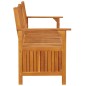 vidaXL Banco de almacenaje madera maciza de acacia 170 cm vidaXL Banco de almacenaje madera maciza de acacia 170 cm