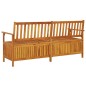 vidaXL Banco de almacenaje madera maciza de acacia 170 cm vidaXL Banco de almacenaje madera maciza de acacia 170 cm