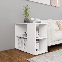 vidaXL Armario auxiliar de madera contrachapada blanco 60x30x50 cm