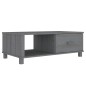 vidaXL Mesa de centro HAMAR madera maciza pino gris oscuro 100x55x35cm vidaXL Mesa de centro HAMAR madera maciza pino gris oscuro 100x55x35cm
