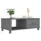 vidaXL Mesa de centro HAMAR madera maciza pino gris oscuro 100x55x35cm vidaXL Mesa de centro HAMAR madera maciza pino gris oscuro 100x55x35cm