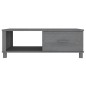 vidaXL Mesa de centro HAMAR madera maciza pino gris oscuro 100x55x35cm vidaXL Mesa de centro HAMAR madera maciza pino gris oscuro 100x55x35cm