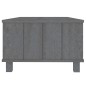 vidaXL Mesa de centro HAMAR madera maciza pino gris oscuro 100x55x35cm vidaXL Mesa de centro HAMAR madera maciza pino gris oscuro 100x55x35cm