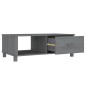 vidaXL Mesa de centro HAMAR madera maciza pino gris oscuro 100x55x35cm vidaXL Mesa de centro HAMAR madera maciza pino gris oscuro 100x55x35cm