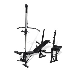 vidaXL Banco de ejercicios y musculación casero 