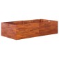 vidaXL Arriate de madera de acacia 200x100x50 cm