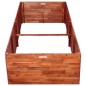vidaXL Arriate de madera de acacia 200x100x50 cm