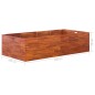 vidaXL Arriate de madera de acacia 200x100x50 cm