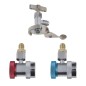 vidaXL Conjunto de herramientas de manómetro de 2 vías vidaXL Conjunto de herramientas de manómetro de 2 vías
