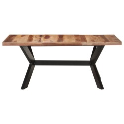 vidaXL Mesa de comedor de madera acacia acabado miel 180x90x75 cm