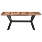 vidaXL Mesa de comedor de madera acacia acabado miel 180x90x75 cm vidaXL Mesa de comedor de madera acacia acabado miel 180x90x75 cm