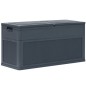 vidaXL Caja de almacenamiento de jardín 320 L gris antracita vidaXL Caja de almacenamiento de jardín 320 L gris antracita