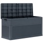 vidaXL Caja de almacenamiento de jardín 320 L gris antracita vidaXL Caja de almacenamiento de jardín 320 L gris antracita