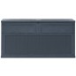 vidaXL Caja de almacenamiento de jardín 320 L gris antracita vidaXL Caja de almacenamiento de jardín 320 L gris antracita