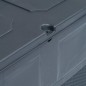 vidaXL Caja de almacenamiento de jardín 320 L gris antracita vidaXL Caja de almacenamiento de jardín 320 L gris antracita