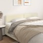 vidaXL Cabeceros 2 unidades cuero sintético color crema 80x5x78/88cm vidaXL Cabeceros 2 unidades cuero sintético color crema 80x5x78/88cm