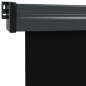 vidaXL Toldo lateral de balcón negro 145x250 cm vidaXL Toldo lateral de balcón negro 145x250 cm