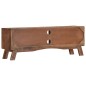vidaXL Mueble para TV de madera maciza de mango rugosa 110x30x40 cm